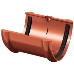 Соединитель желоба Verat 125/82 красный