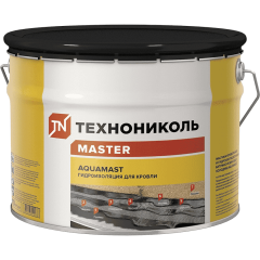 Мастика Технониколь Aquamast 10 кг кровельная битумно-резиновая