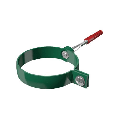 Хомут трубы Verat 125/82 зеленый металлический L=140мм