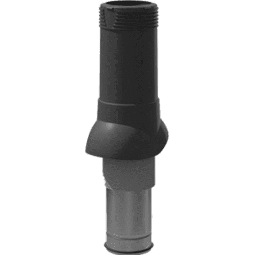 Вентиляционный выход изолированный Технониколь D125/160 мм H=700 мм черный