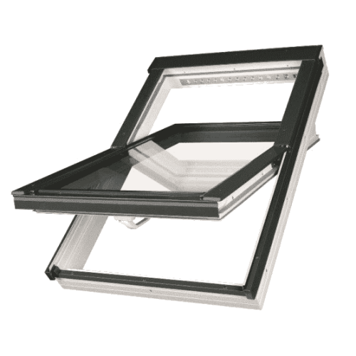 FAKRO Манc. окно PTP-V /GO U3  из ПВХ  55* 78 "Зол. дуб"