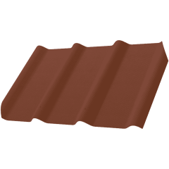 Фиброчерепица Decover 40/300 1750x980x5,8 мм орех