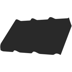 Фиброчерепица Decover 40/300 870x980x5,8 мм графит